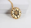 Sunflower Pendant Necklace