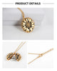 Sunflower Pendant Necklace