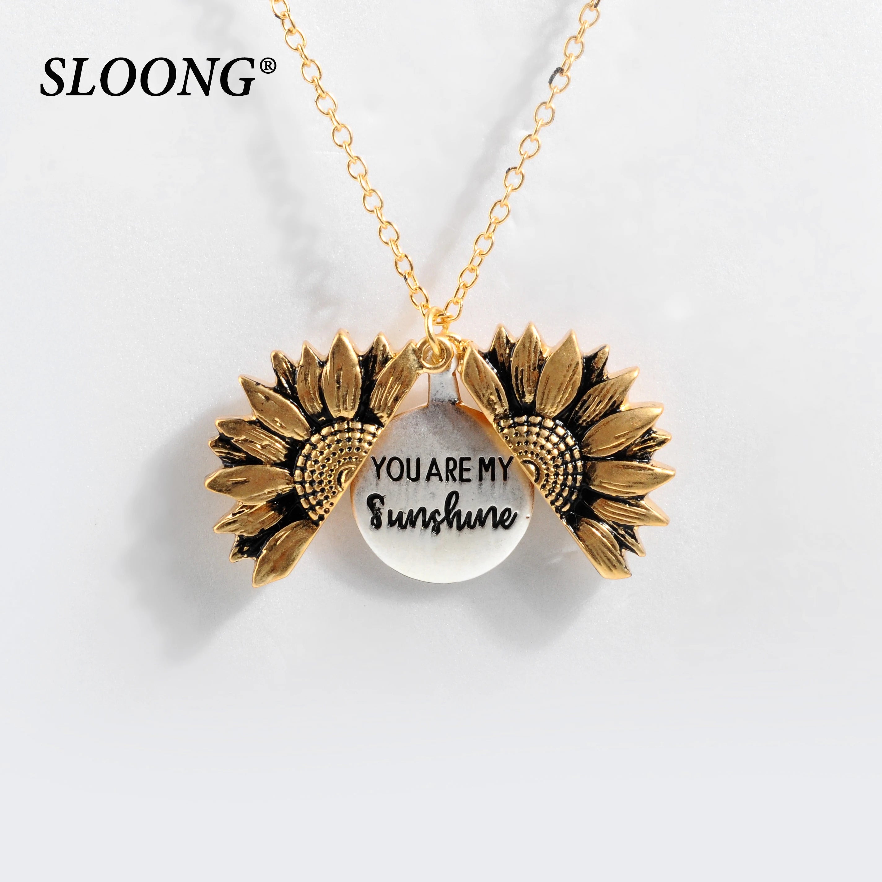 Sunflower Pendant Necklace
