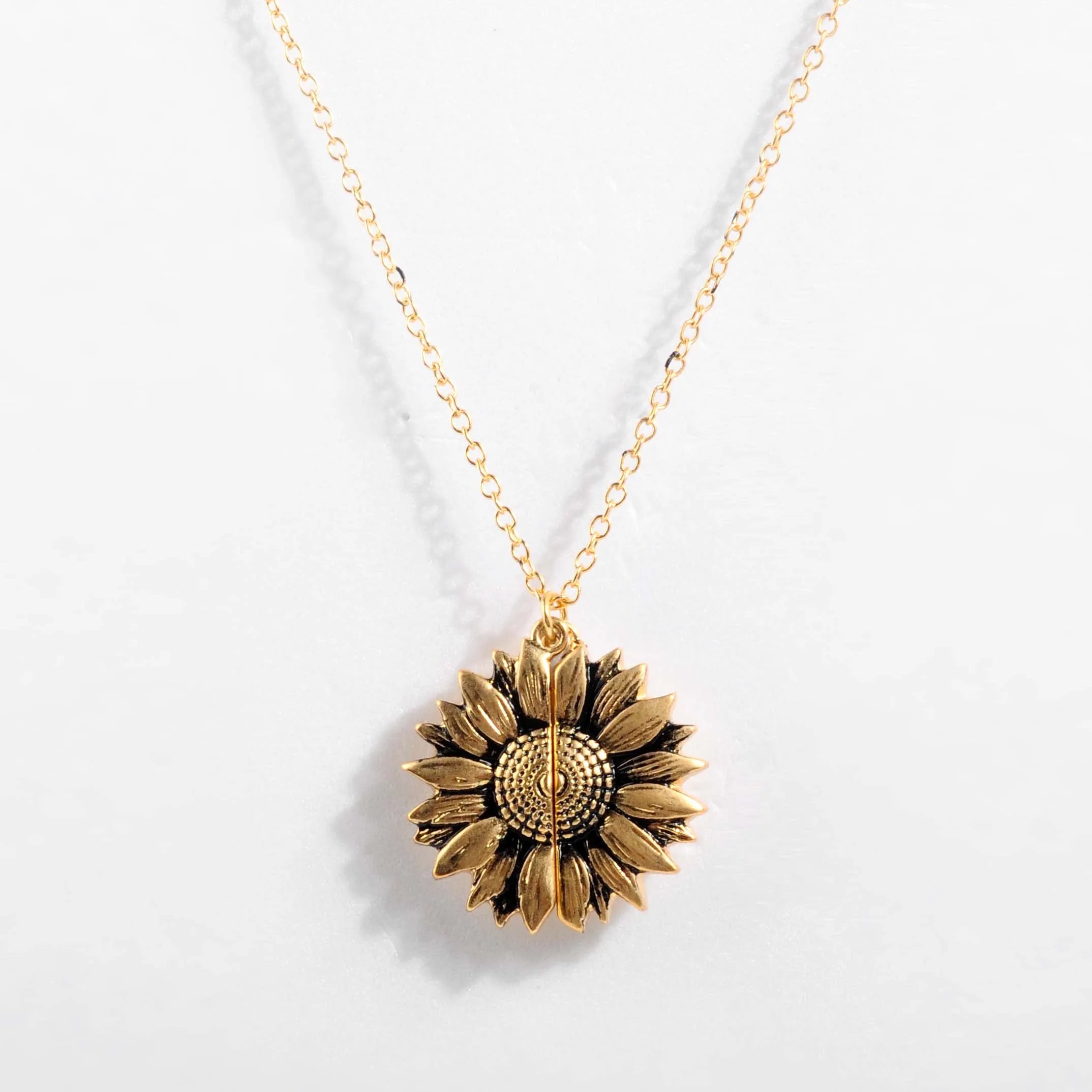 Sunflower Pendant Necklace