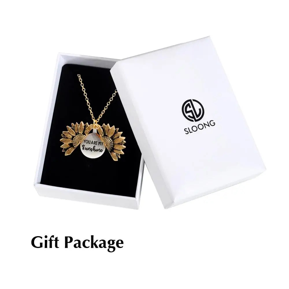 Sunflower Pendant Necklace