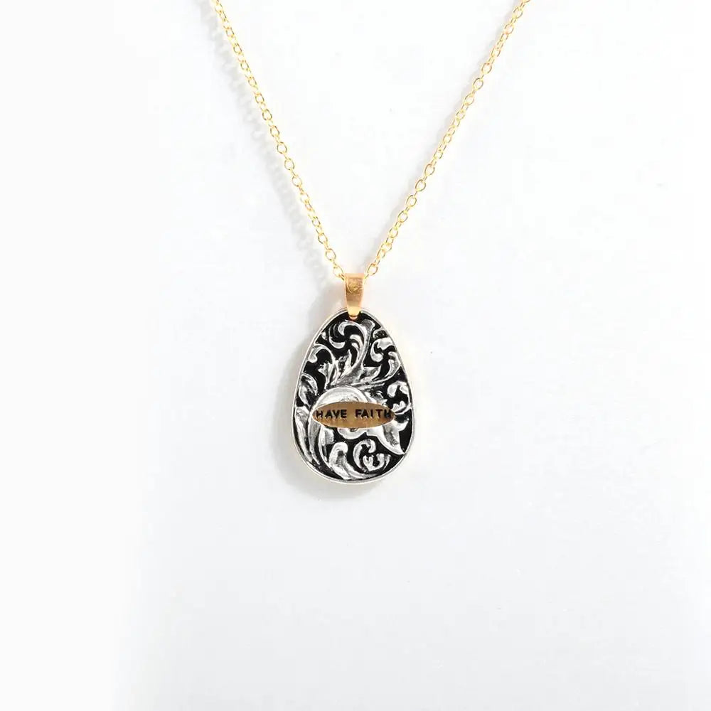 Sunflower Pendant Necklace